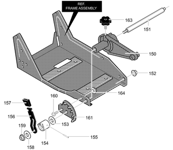 Part Location Diagram of 331394-830 Murray Plate, Height Adjust